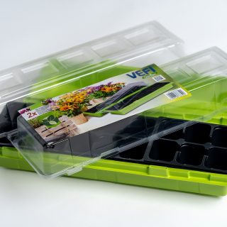 Pienoiskasvihuone limenvihreä 2 kpl VEFI