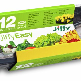 Kasvihuone ja pelletit 12 kpl Jiffy