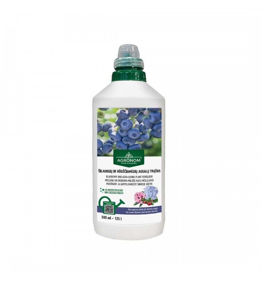 Happaman maaperän kasvien nestemäinen lannoite 500 ml