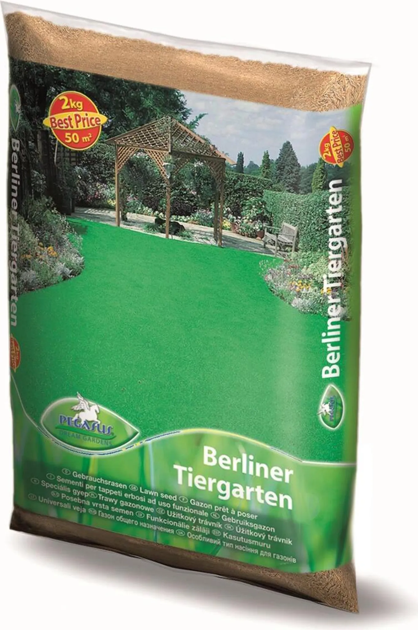 Nurmiseos "Berliner Tiergarten" 2 kg, noin 50 m2.